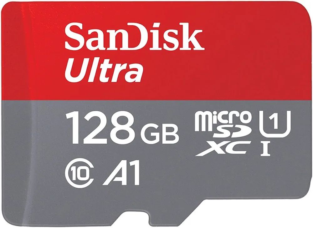 SanDisk 128GB Ultra microSDXC UHS-I Memory Card with Adapter - 120MB/s, C10, U1, Full HD, A1, Micro  | Amazon (US)