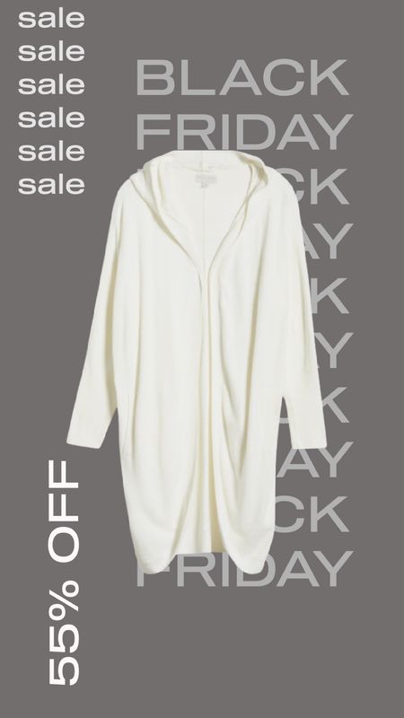 CozyChic Lite hooded cocoon cardigan by barefoot dreams. Give the gift of cozy luxury at a deeply discounted price! 
Nordstrom Black Friday sale 

#LTKsalealert #LTKstyletip #LTKGiftGuide