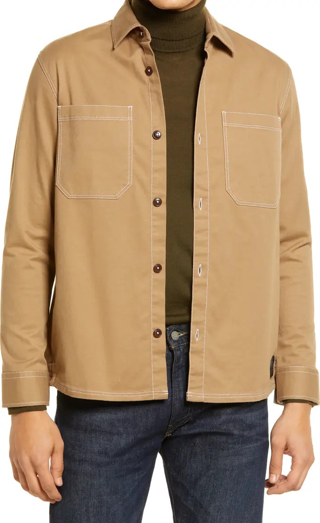 Leytun Cotton Twill Shacket | Nordstrom Rack