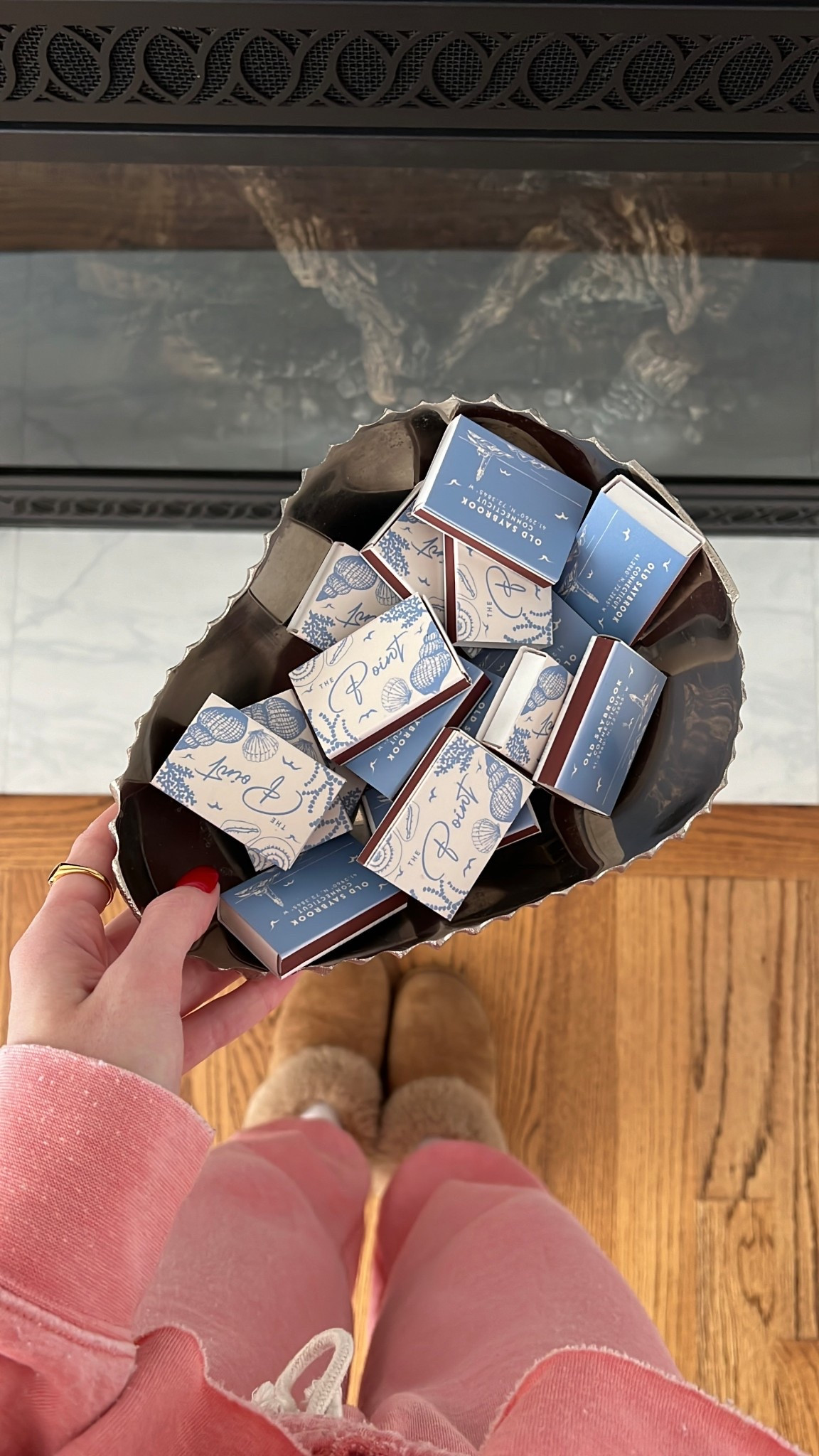 custom matchbooks! i ordered 100 with red heads 
