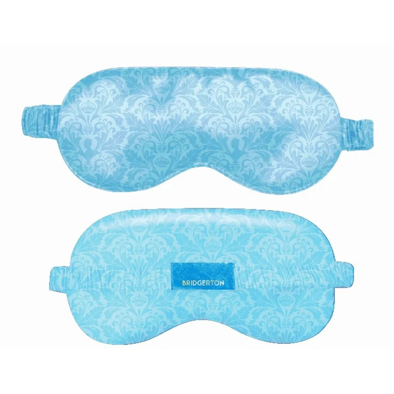 Bridgerton Satin Eye Mask, Blue, One Size | Walmart (US)