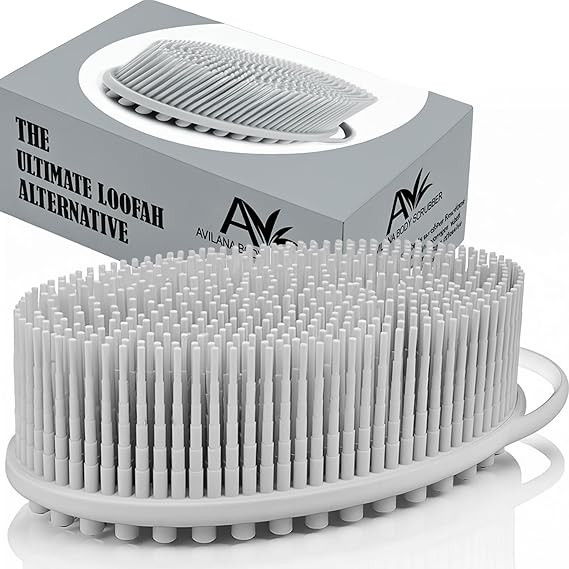 Avilana Silicone Body Scrubber – Gentle Shower Brush & Loofah Alternative- Food Grade & Lab Tes... | Amazon (US)
