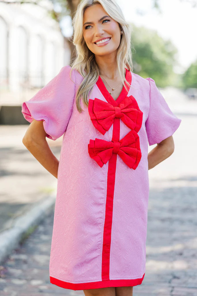 Sugar Rush Pink Shift Dress | The Mint Julep Boutique