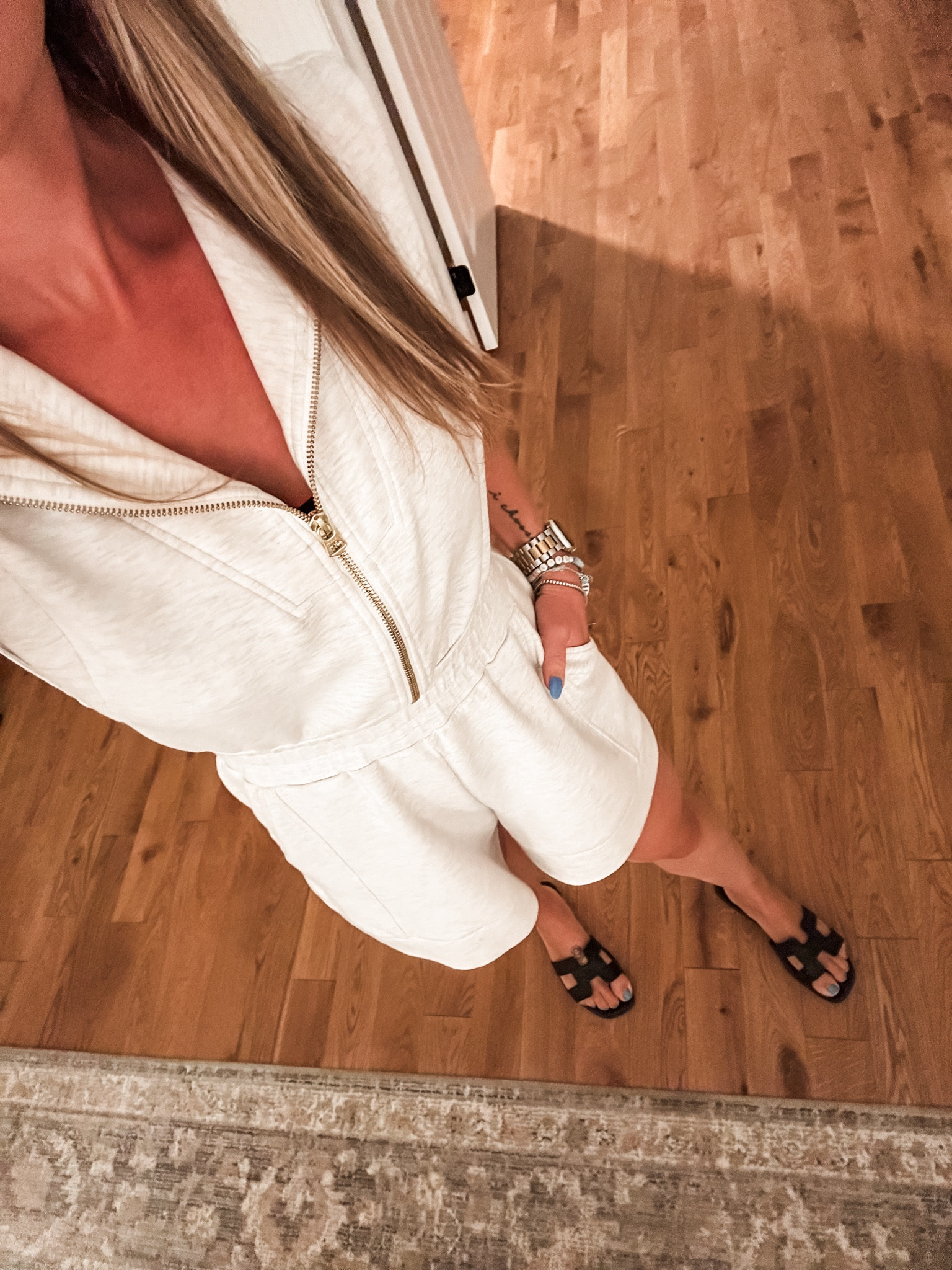 Anyone have their head on straight with the kids in school yet? 🙃 still obsessed with this romper!

#LTKWorkwear #LTKSeasonal #LTKStyleTip