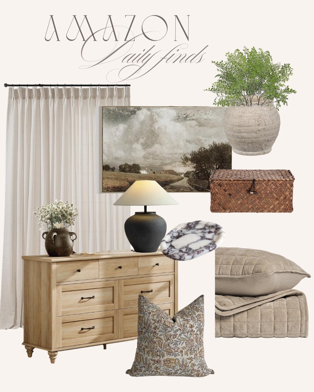 Amazing daily finds . Bedroom finds that look expensive but aren’t. 