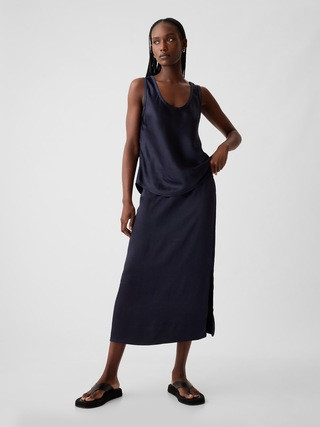 Satin Midi Skirt | Gap (US)