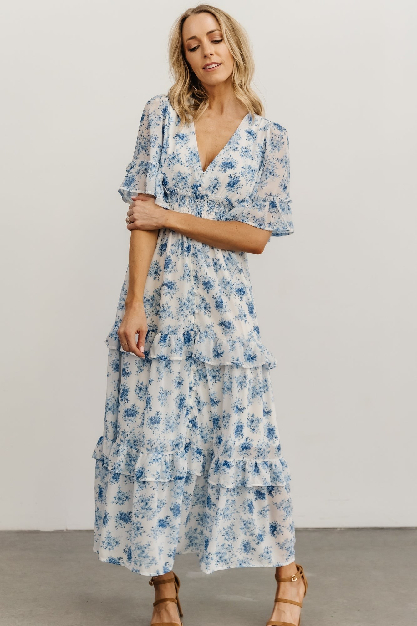 Iris Tiered Maxi Dress | Baltic Born
