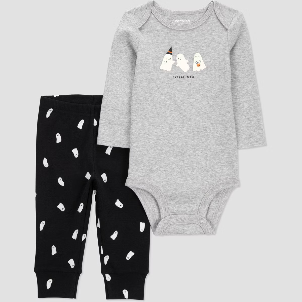 Carter's Just One You® Baby 2pc Ghost Top & Bottom Set - Gray 9M | Target