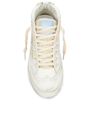 Mid Star Sneaker in White, Beige, Light Yellow, & Light Purple | Revolve Clothing (Global)