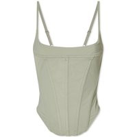 Miaou Women's Venus Tie Back Corset in Seagrass, Size Small | END. Clothing | End Clothing (US & RoW)