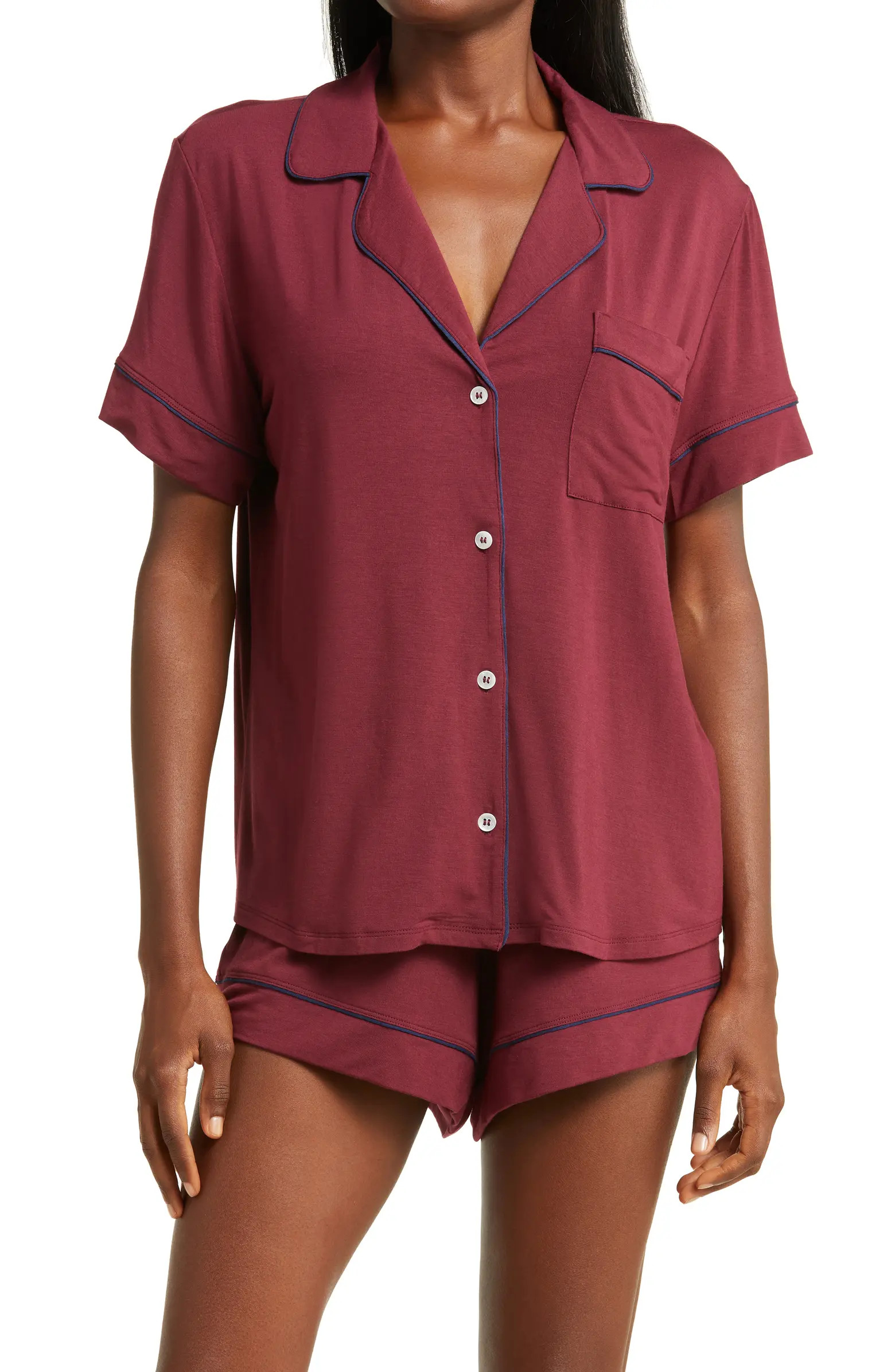 Eberjey Gisele Relaxed Jersey Knit Short Pajamas | Nordstrom | Nordstrom