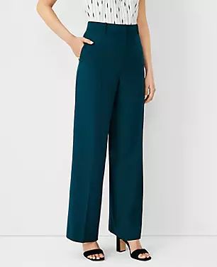 The Wide Leg Pant in Airy Wool Blend - Curvy Fit | Ann Taylor (US)