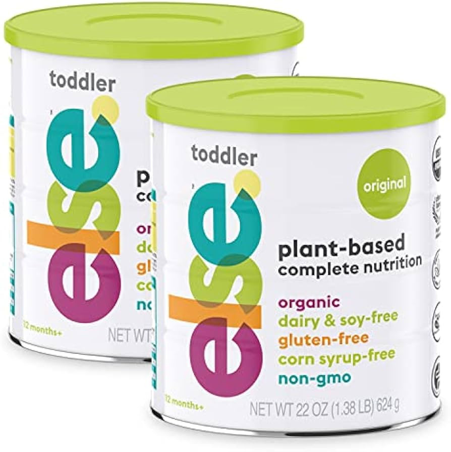 (2-Pack) Else Plant-Based Complete Nutrition Drink for Toddlers, 22 Oz., Dairy-Free, Soy-Free, Co... | Amazon (US)