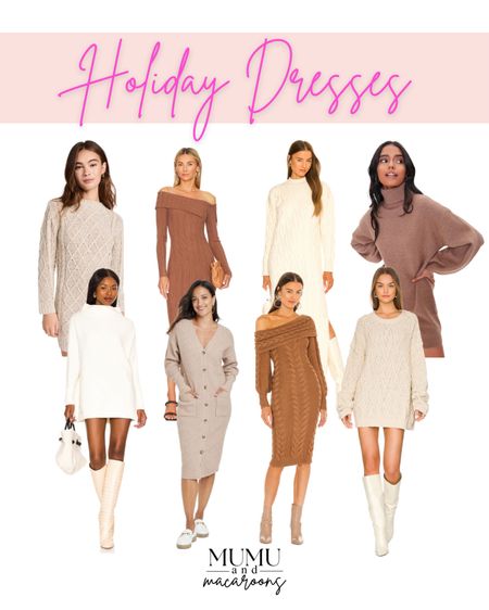 Comfy dresses for the holidays!

#casualstyle #sweaterdresses #comfyfashion #neutralstyle #holidayoutfitinspo

#LTKstyletip #LTKSeasonal #LTKHoliday