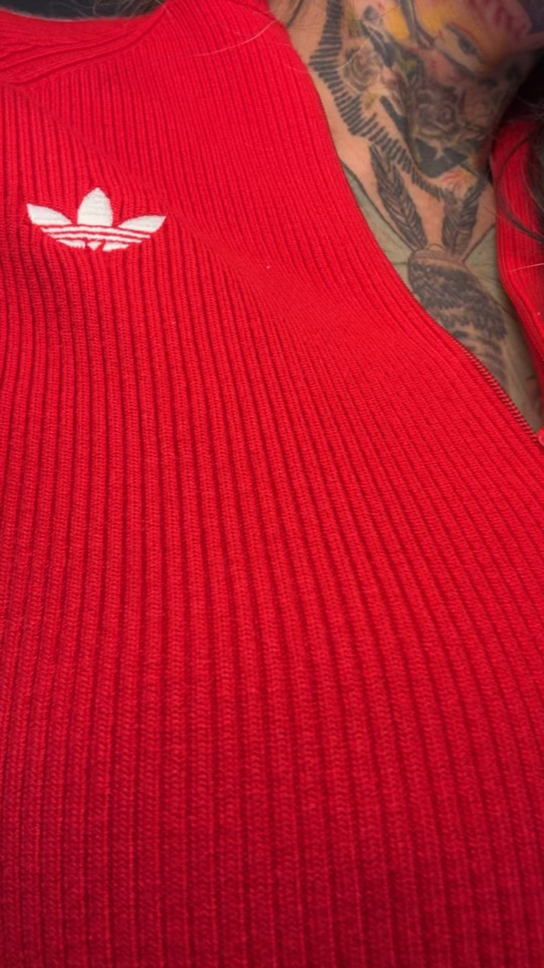 adidas knit set but make it fitted 😏
red, white, and a pencil skirt moment—track suit energy, elevated ❤️🤍
ltk fit linked… because sporty can still be THAT girl

#silverfox #adidasstyle #ltkfit #trackchic #sportyluxe 

#LTKOver40 #LTKPetite