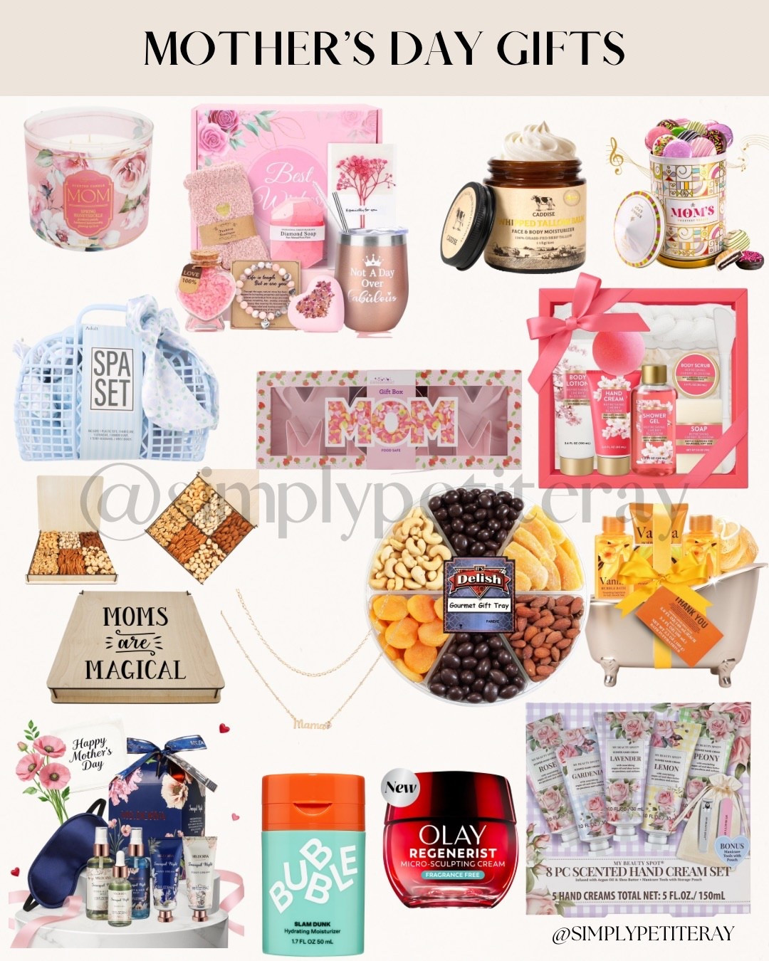 Mother’s Day is just around the corner, and I’ve rounded up the ultimate gift guide! From luxurious spa sets and scented candles to gourmet treat trays, there is something to make every mama feel special. 🌸

I love these thoughtful picks like the "Mama" necklace and hydrating skincare essentials. These curated boxes make gifting so easy and meaningful for the magical women in your life! ✨

#MothersDayGifts #GiftGuide #MomLife #SpaDay #GiftInspo #MothersDay2026 #CelebrateMom

#LTKMothersDay #LTKBeauty #LTKmomlife