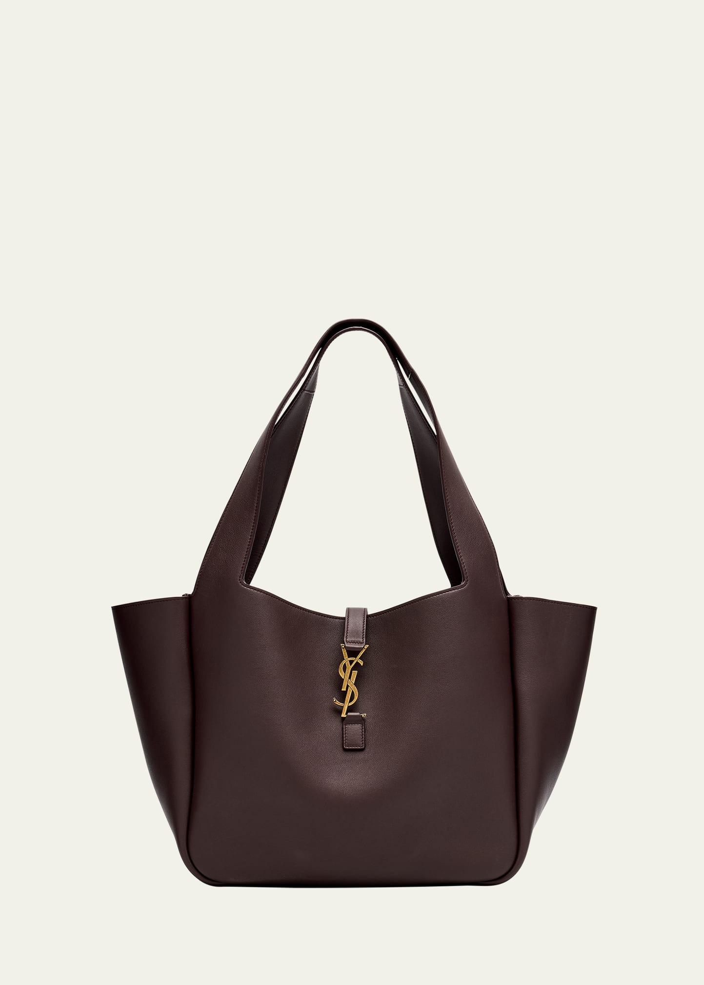 Saint Laurent Bea YSL Tote Bag in Calfskin Leather | Bergdorf Goodman