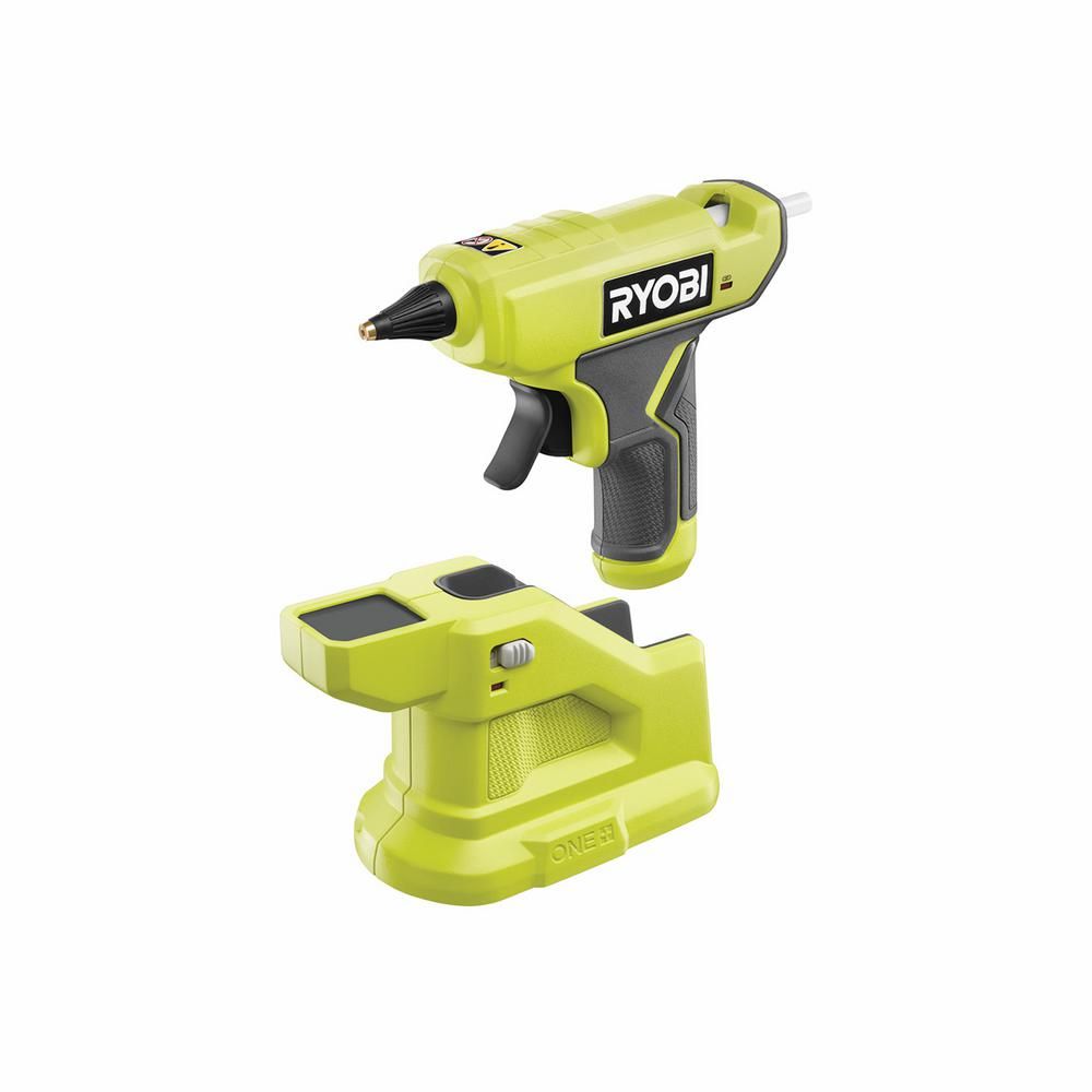 RYOBI ONE+ 18V Cordless Compact Glue Gun Kit with 1.5 Ah Battery and 18V Charger | The Home Depot