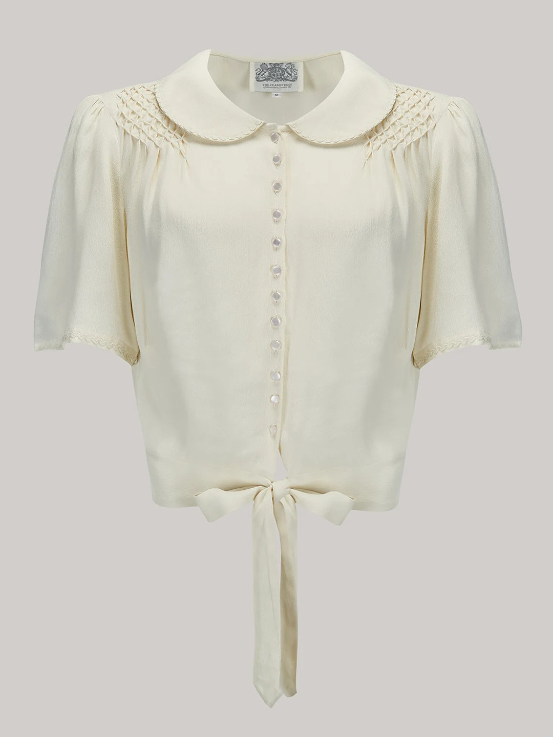 Helen Blouse in Cream cream Ric-rac by the Seamstress of Bloomsbury Authentic Vintage 1940's Styl... | Etsy (UK)