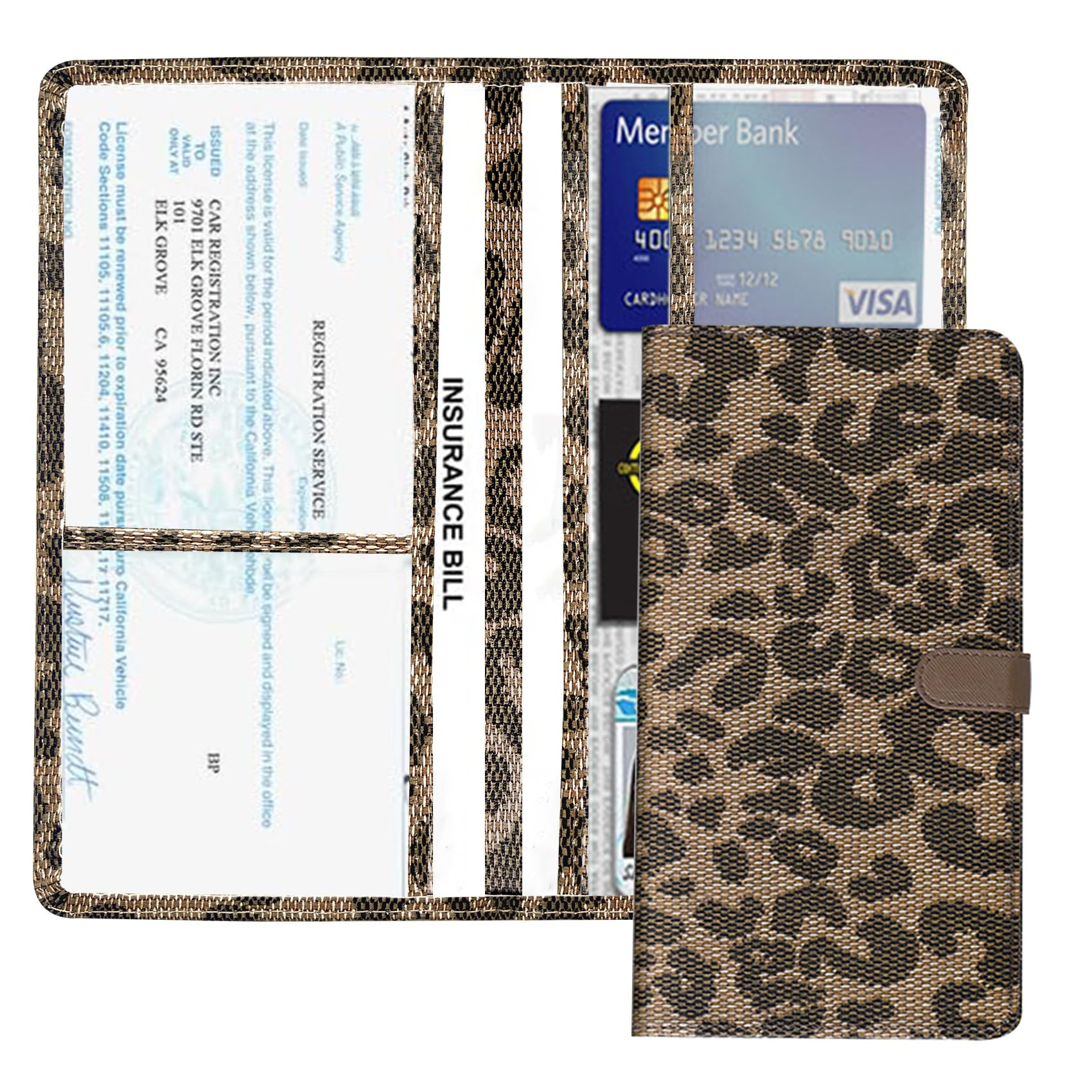Vehicle Glove Box Car Organizer, Car Registration and Insurance Holder, Insurance Card Holder for... | Amazon (US)