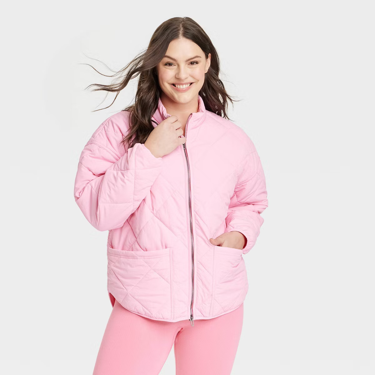 Women's Quilted Puffer Jacket - All in Motion™ | Target