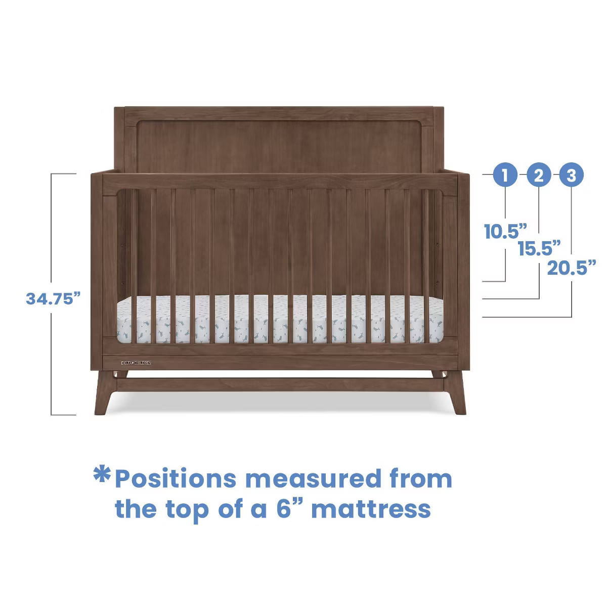 Delta Children Spencer 6-in-1 Convertible Crib | Target