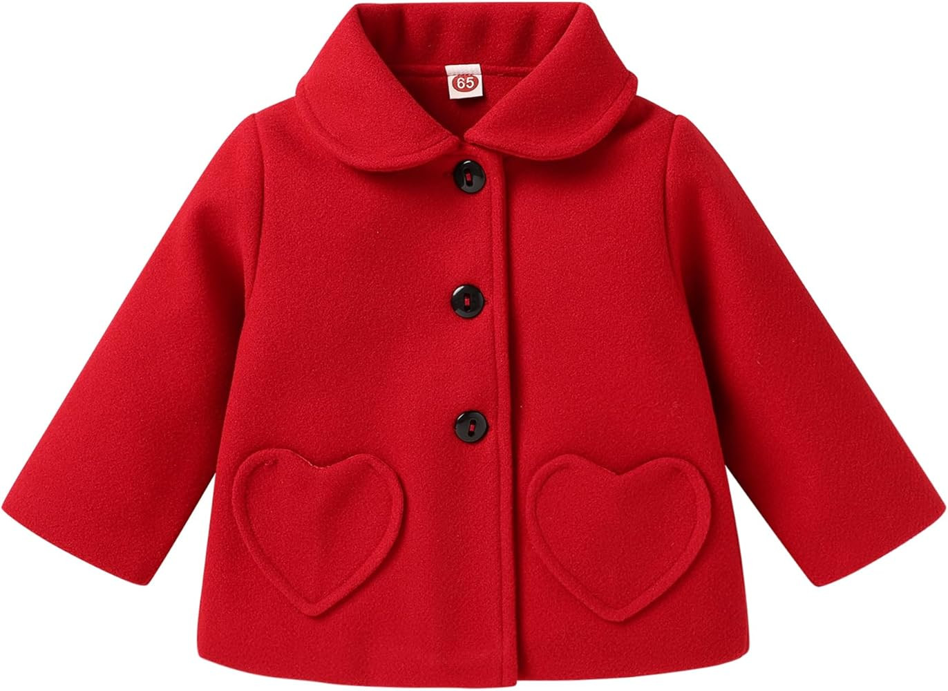 Baby Coats Fall Winter Kid Baby Girl Cloak Button Jacket Clothes Baby Outwear Clothes | Amazon (US)