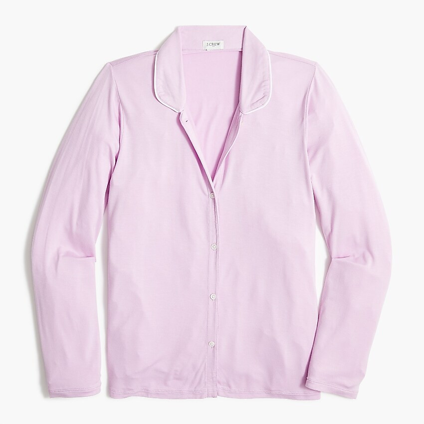 Drapey knit pajama top | J.Crew Factory