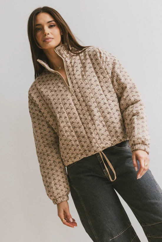 Holden Floral Quilted Jacket | Böhme US