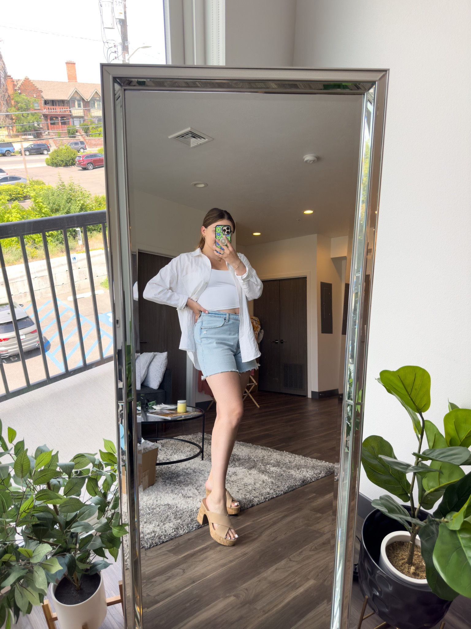 Casual summer outfit idea! Perfect for a first date or a happy hour. 

I’m wearing a M tank and top with size 31 shorts and size 9 heels 

#LTKFind #LTKshoecrush #LTKunder100