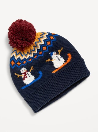 Pom-Pom Beanie for Toddler Boys | Old Navy (US)