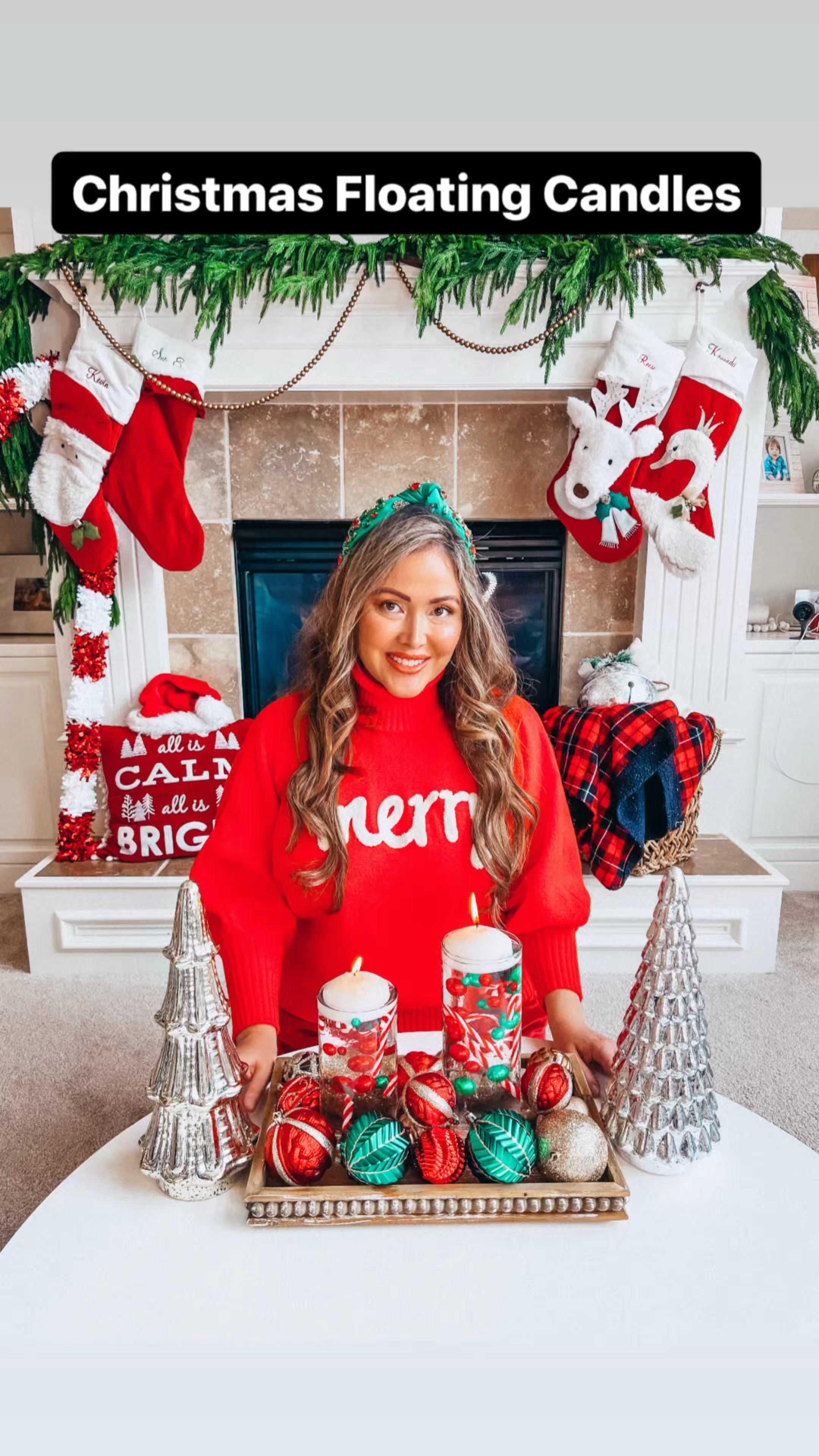 Christmas Floating Candles! 🕯️ Christmas decor. Diy. Christmas decorating. Seasonal decor. 

#LTKVideo #LTKSeasonal #LTKHoliday