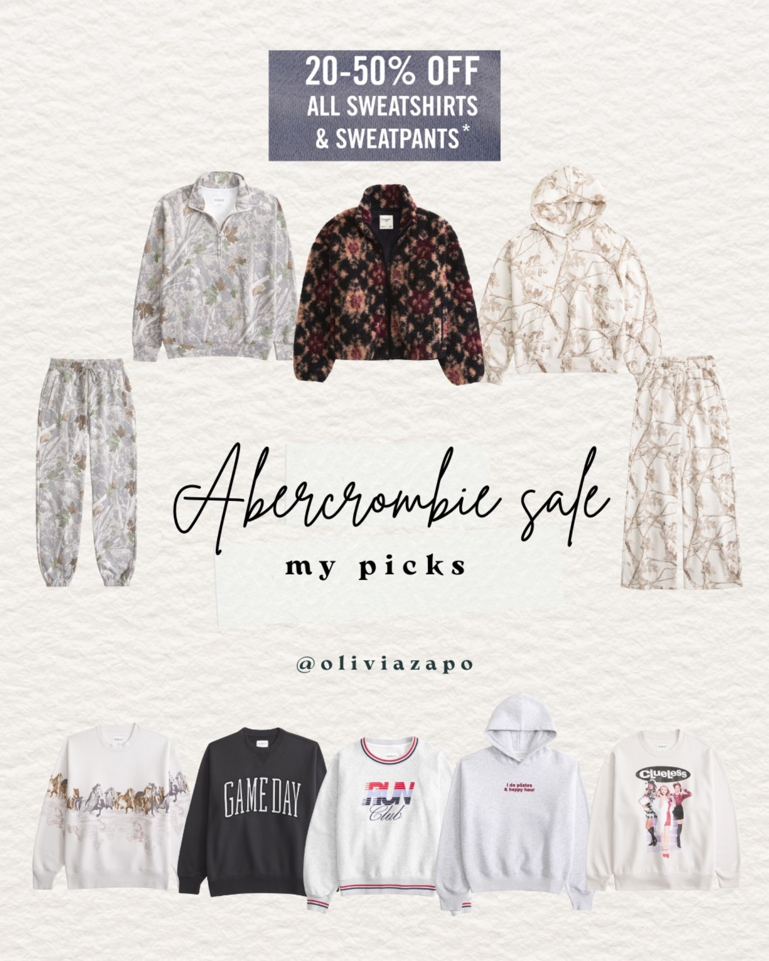 My picks from the cozy Abercrombie sale! Get them while marked down, I have so many of these and love them 😍😍

#LTKFindsUnder100 #LTKSaleAlert #LTKSeasonal
