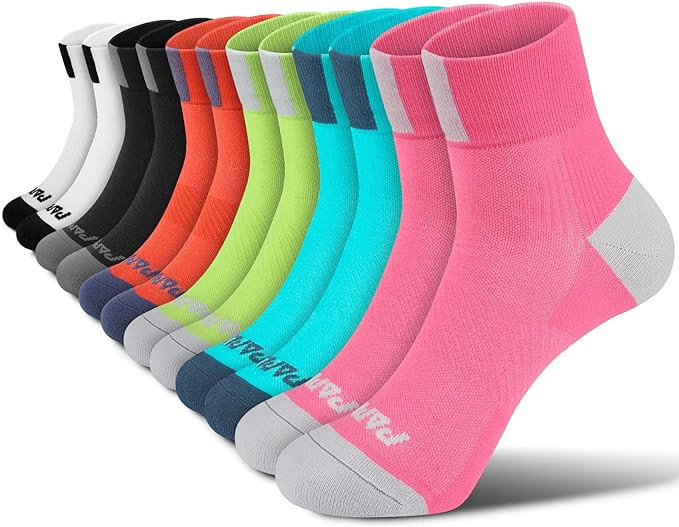 PAPLUS Ankle Compression Socks for Women 6 Pairs, Running Athletic Socks with Arch Support，Plan... | Amazon (US)