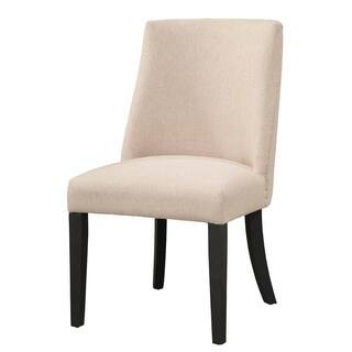 Life Edge Cream Upholstered Dining Chair (Set of 2) | The Home Depot