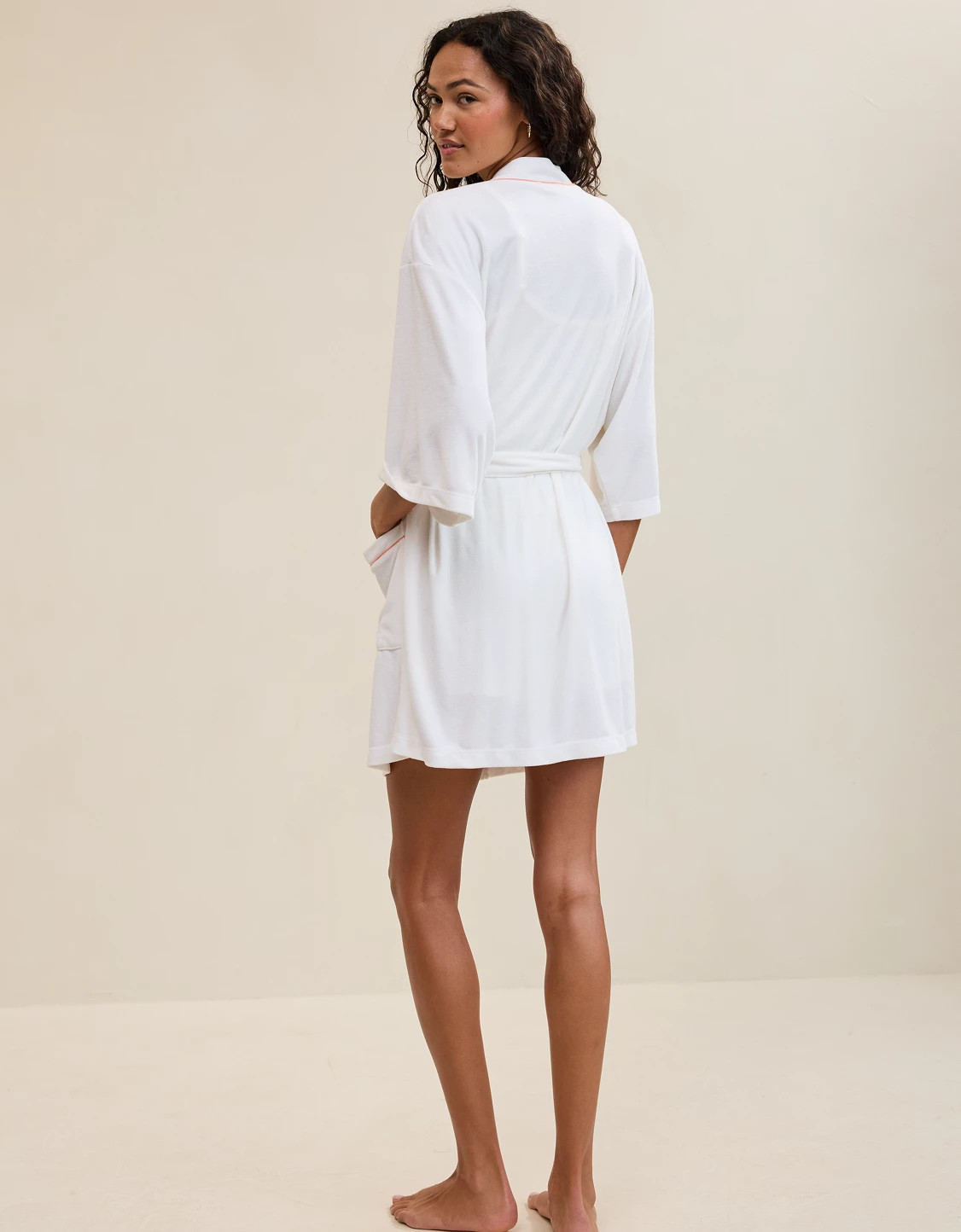 Aerie Real Hot Terry Piping Robe | Aerie