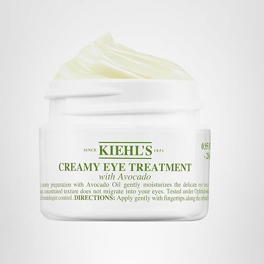 Kiehl's Avocado Eye Treatment, Under Eye Cream for Puffiness and Dark Circles, with Caffeine to C... | Amazon (US)