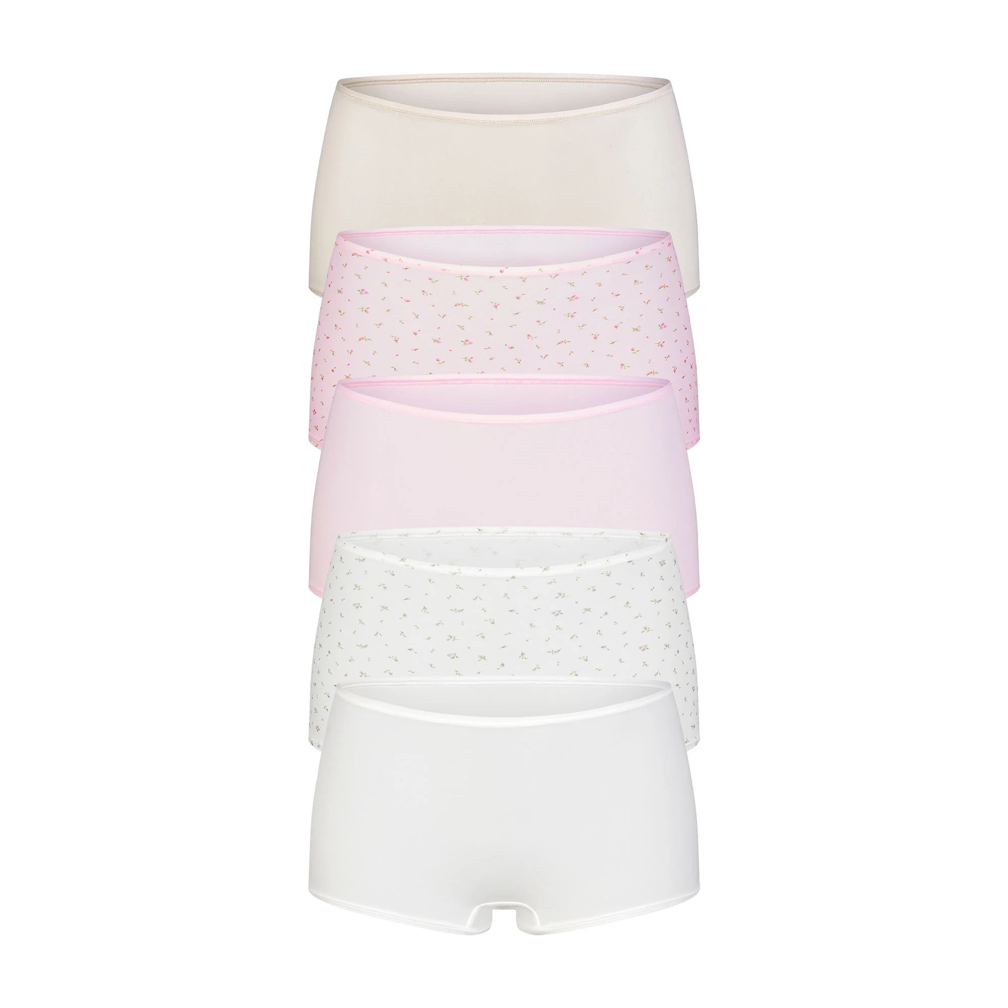 SKIMS Boy Short 5-Pack | Pink | 4XL | Fits Everybody | SKIMS (US)