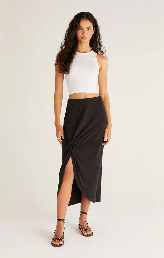 Sabina Cotton Slub Knot Skirt | Z Supply