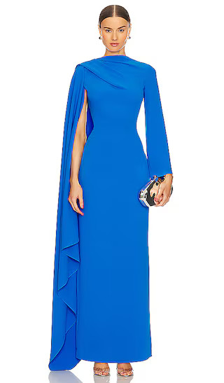 Lydia Maxi Dress in Blue | Revolve Clothing (Global)