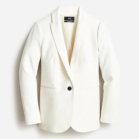 Top-rated ivory blazer (normally $198, on sale for $49 with code WARMUP).  

White cotton blazer 
Workwear 
Office outfit 
Professional outfit 
Boss lady outfit 
Young professionals outfit 
J.Crew blazer 

#LTKworkwear #LTKSeasonal #LTKsalealert