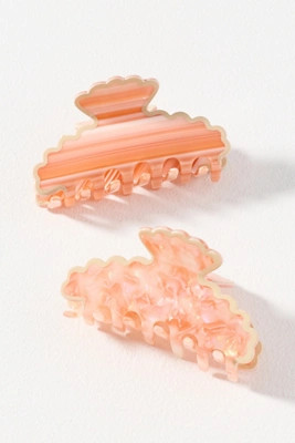 Textured Scalloped Claw Clip | Anthropologie (US)