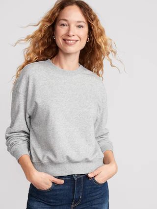 Vintage French Terry Sweatshirt for Women | Old Navy (US)