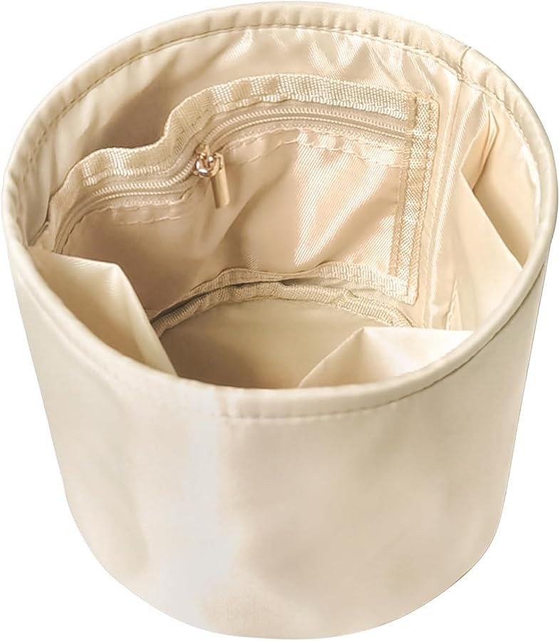 NOTAG Purse Organizer Insert Round Bucket Bag Organizer Nylon Bag Organizer for Handbag Small Tot... | Amazon (US)