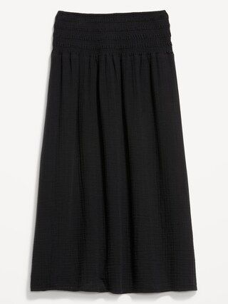 High-Waisted Crinkle Gauze Maxi Skirt | Old Navy (US)