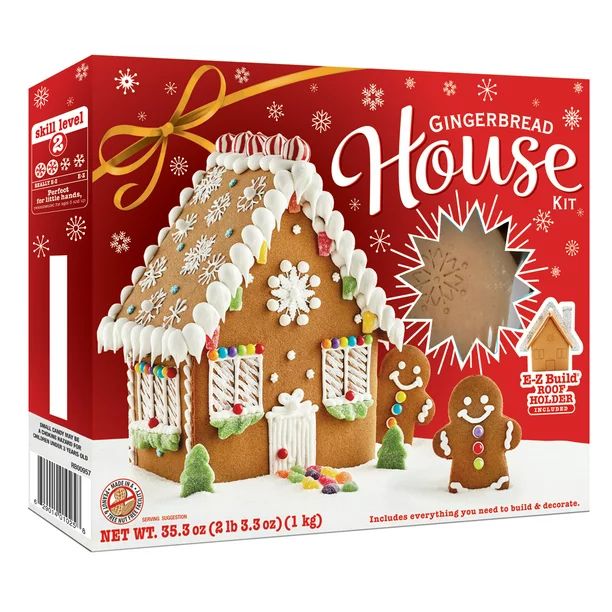 Marketside Gingerbread House Kit, 35.3 oz - Walmart.com | Walmart (US)