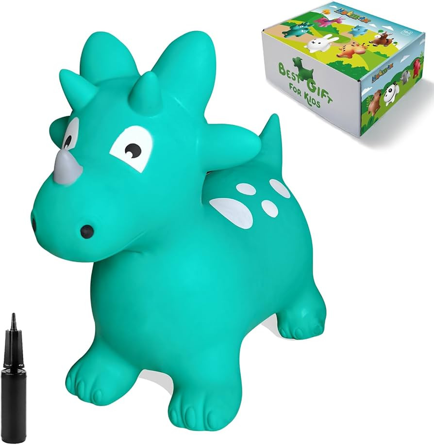 HotMax Bouncy Horse, Dinosaur Hopper Toys for Kids, Inflatable Ride on Bouncy Animals Toys for To... | Amazon (US)