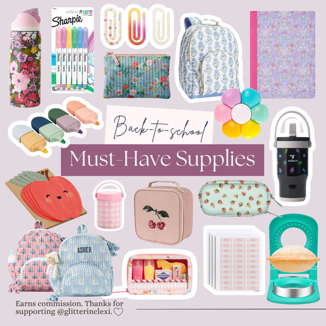 Back-to-school must haves 

 
