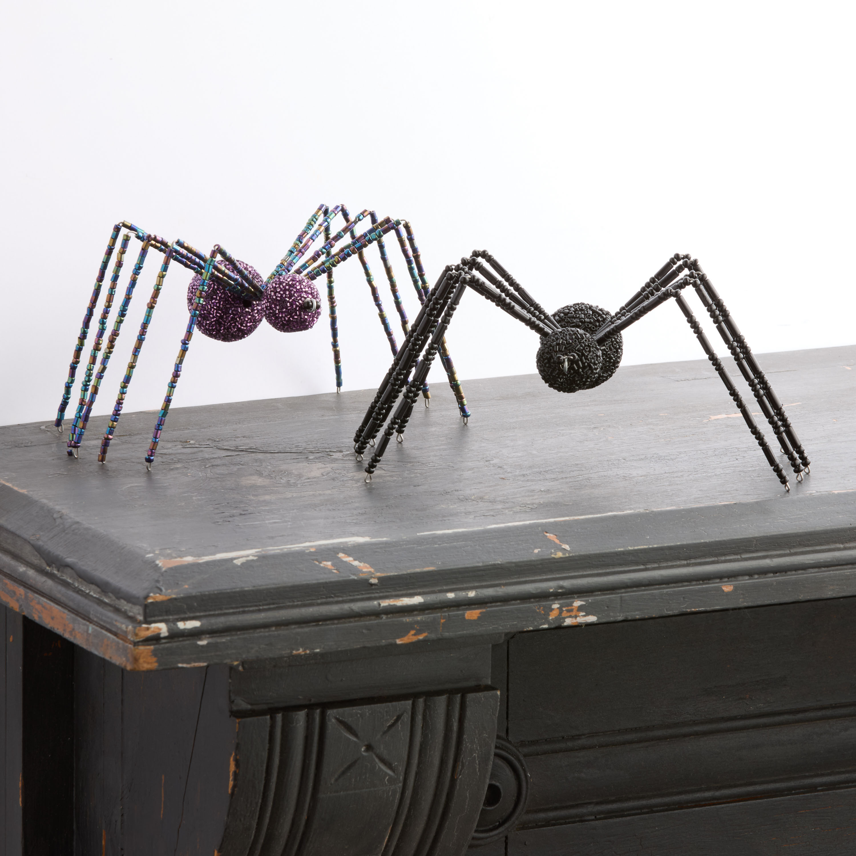 Beaded Long Legged Spider Decor Set of 2 | World Market