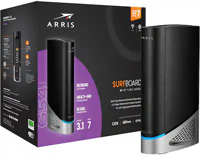 ARRIS - Surfboard Wi-Fi 7 Router with DOCSIS 3.1 Cable Modem - Black | Best Buy U.S.